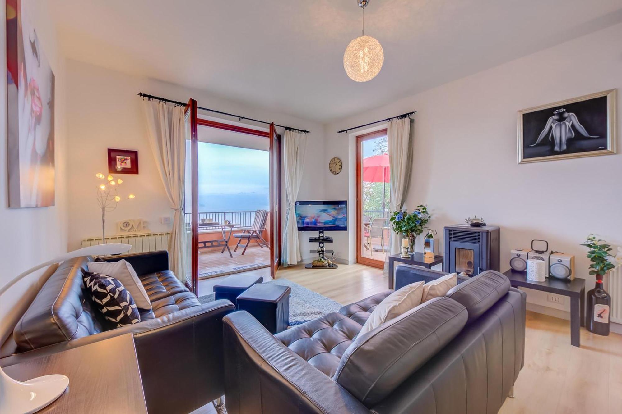 La Bellavista Penthouse Apartment Стреза Екстериор снимка
