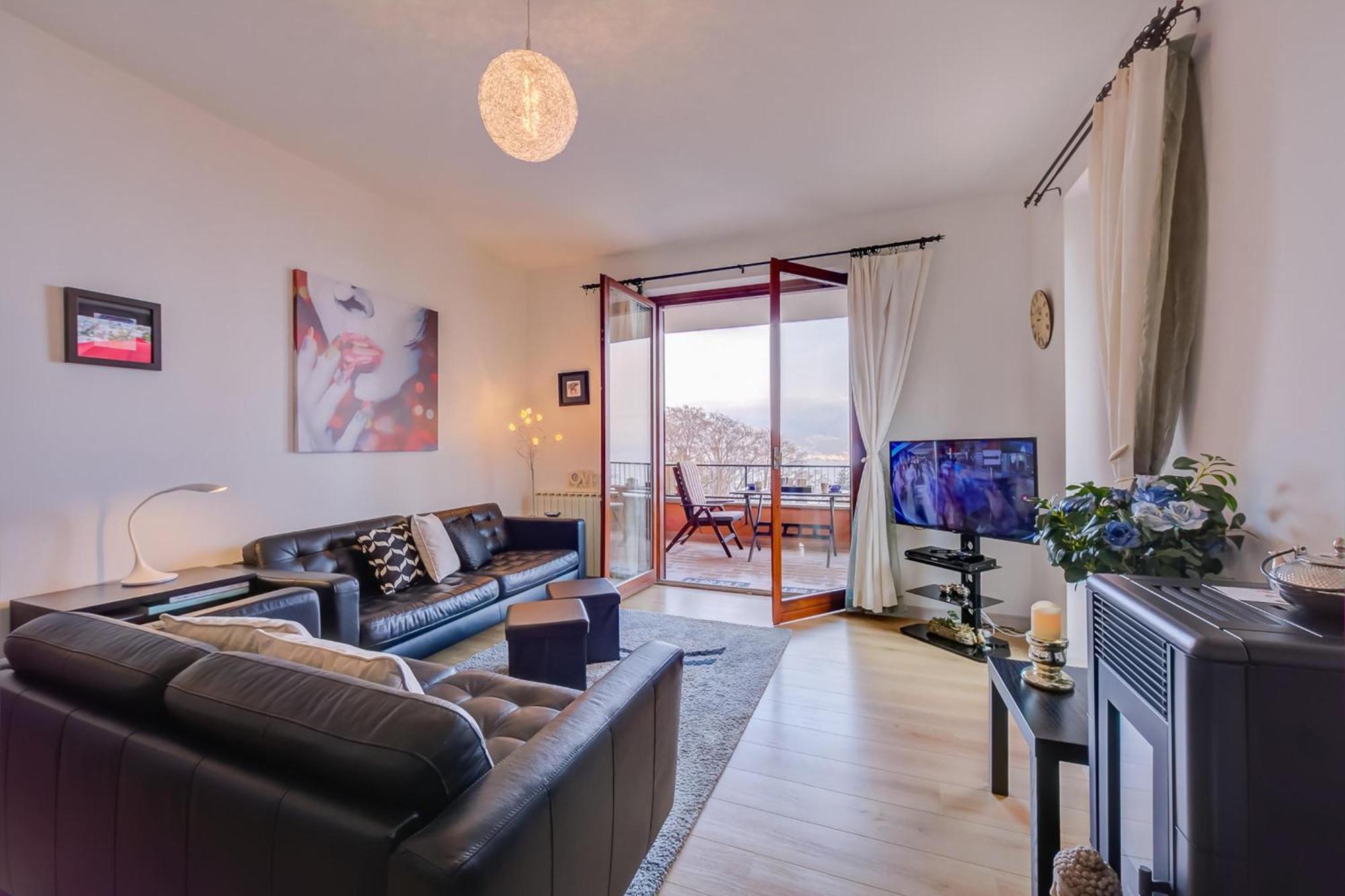 La Bellavista Penthouse Apartment Стреза Екстериор снимка
